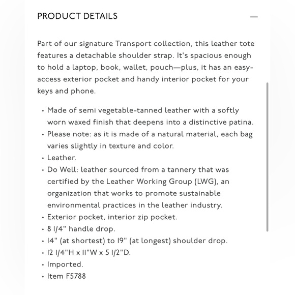 Madewell Medium Transport Bag, Black - Picture 7 of 7